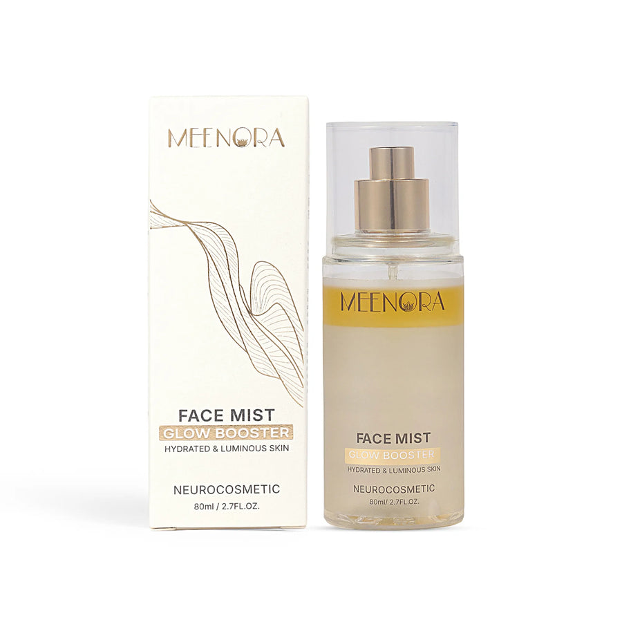 Meenora NeuroBalance Biphasic Glow Mist | With Ganocalm™, Aquaxyl™ | Sepibliss™ Feel