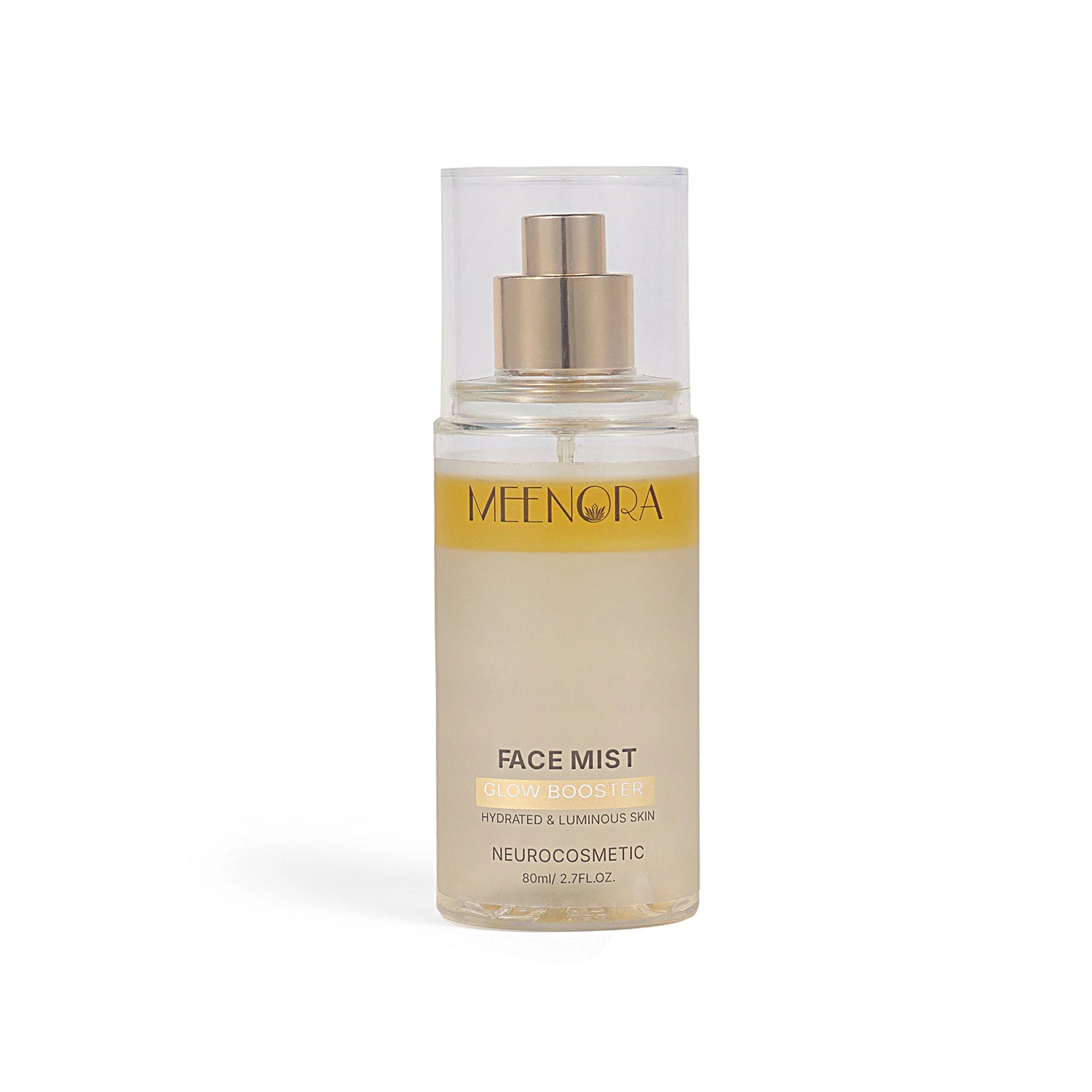 Meenora NeuroBalance Biphasic Glow Mist | With Ganocalm™, Aquaxyl™ | Sepibliss™ Feel