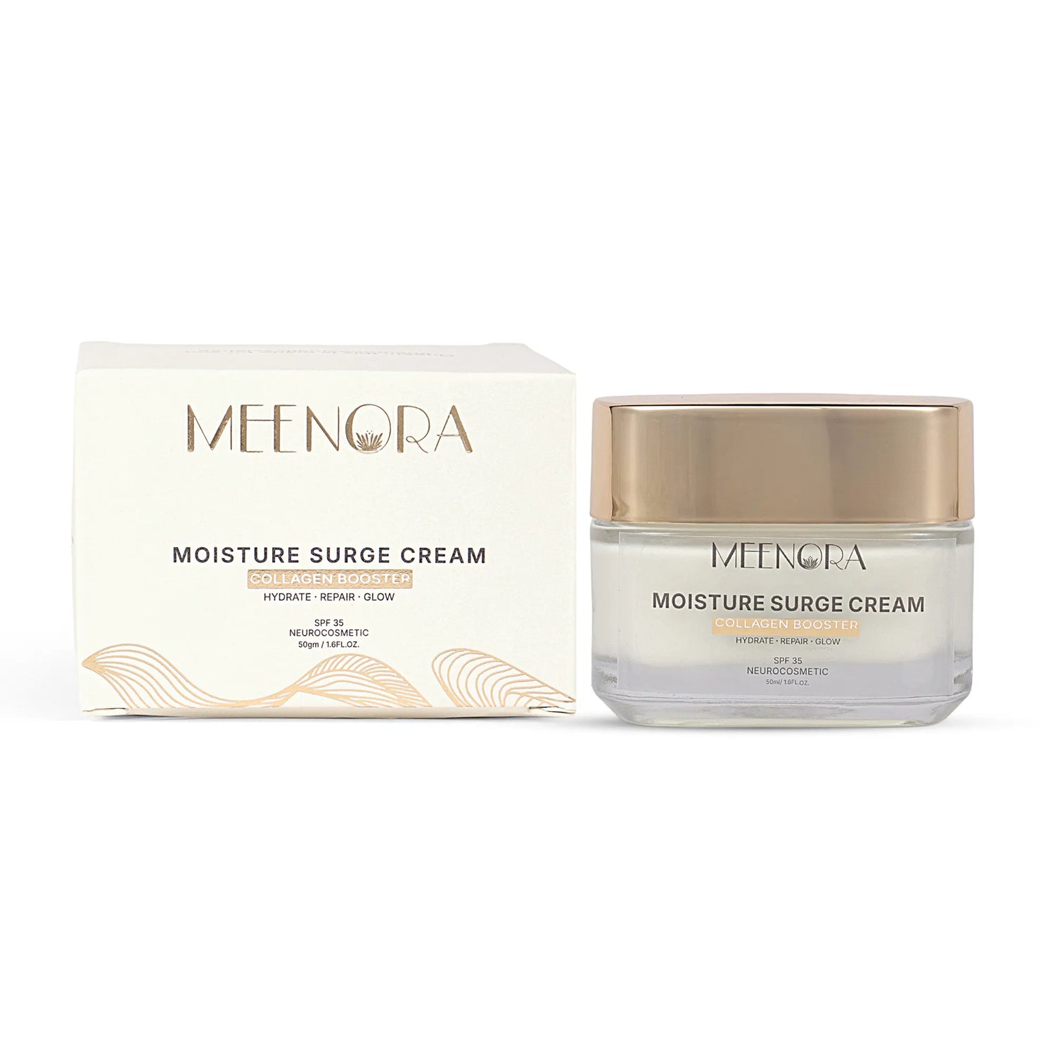 Meenora Neuro-Moisture Surge SPF 35 | With Ceramides, Pentavitin | Neurobiox™