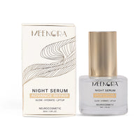 Meenora Neuro-Calm Lift Night Serum | With Acetyl Hexapeptide-8, Hyaluronic Acid | Ganocalm®