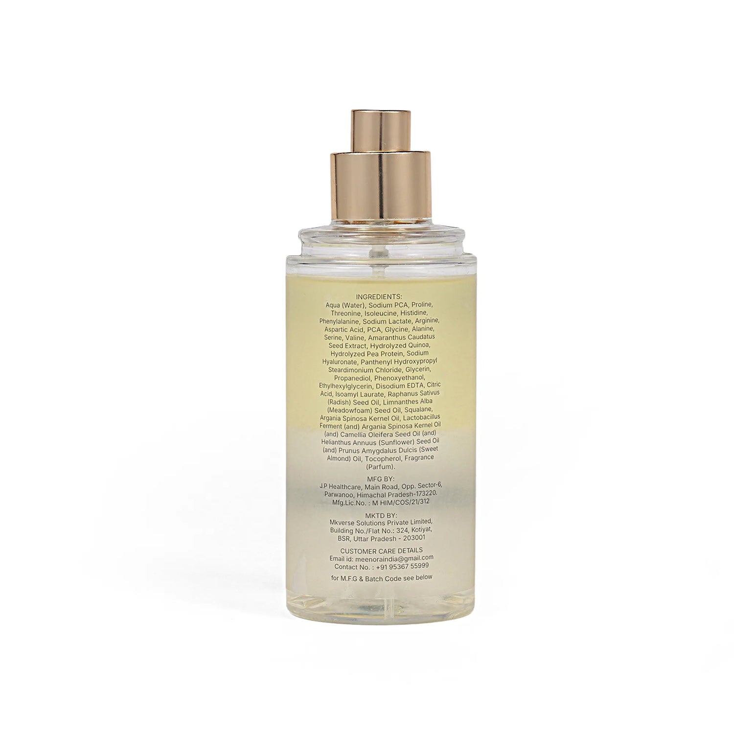 Meenora Ferment Oil Silk Smooth Hair Serum | With Olive Squalene, Vitamin E | Ferment Oil Hair Complex