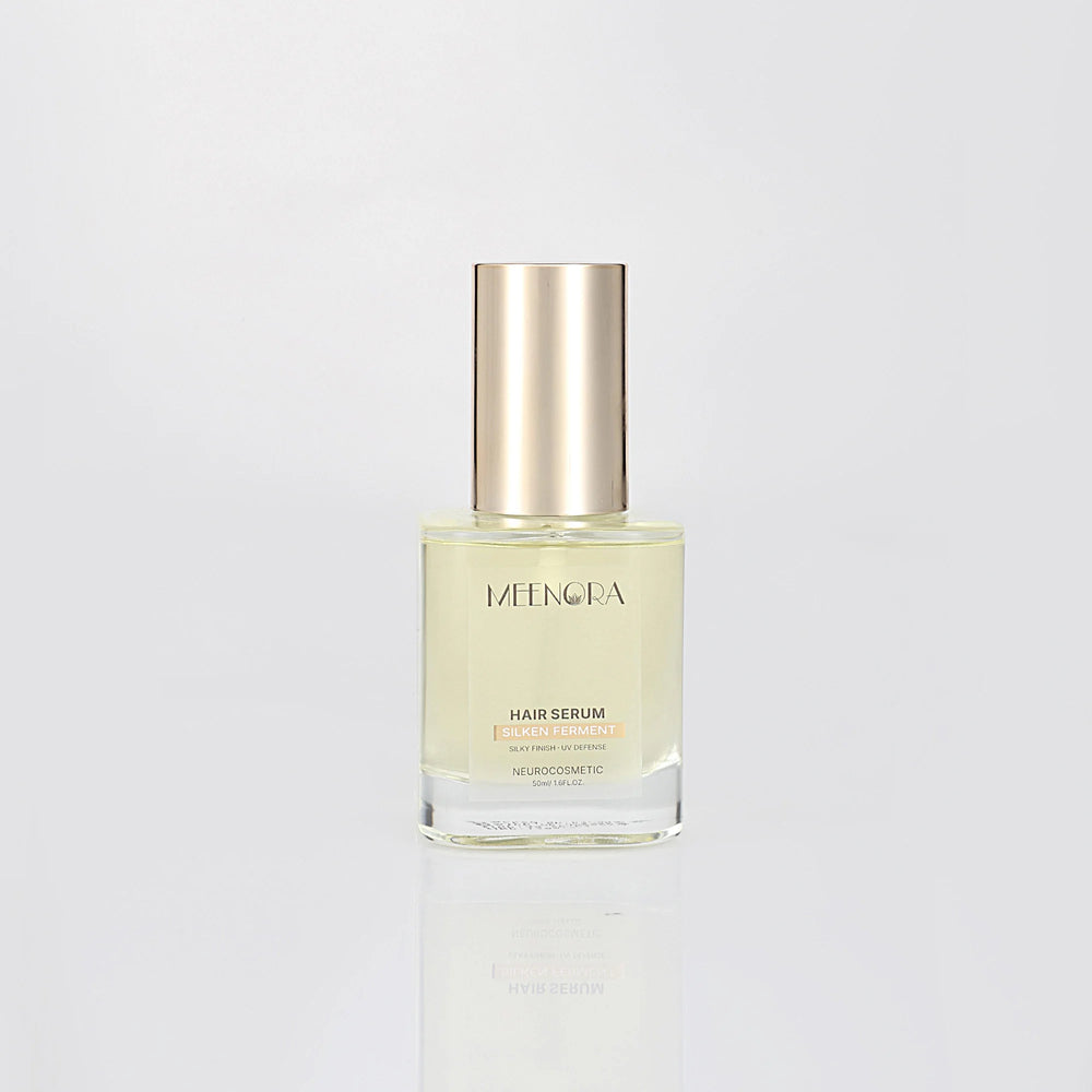 Meenora Ferment Oil Silk Smooth Hair Serum | With Olive Squalene, Vitamin E | Ferment Oil Hair Complex