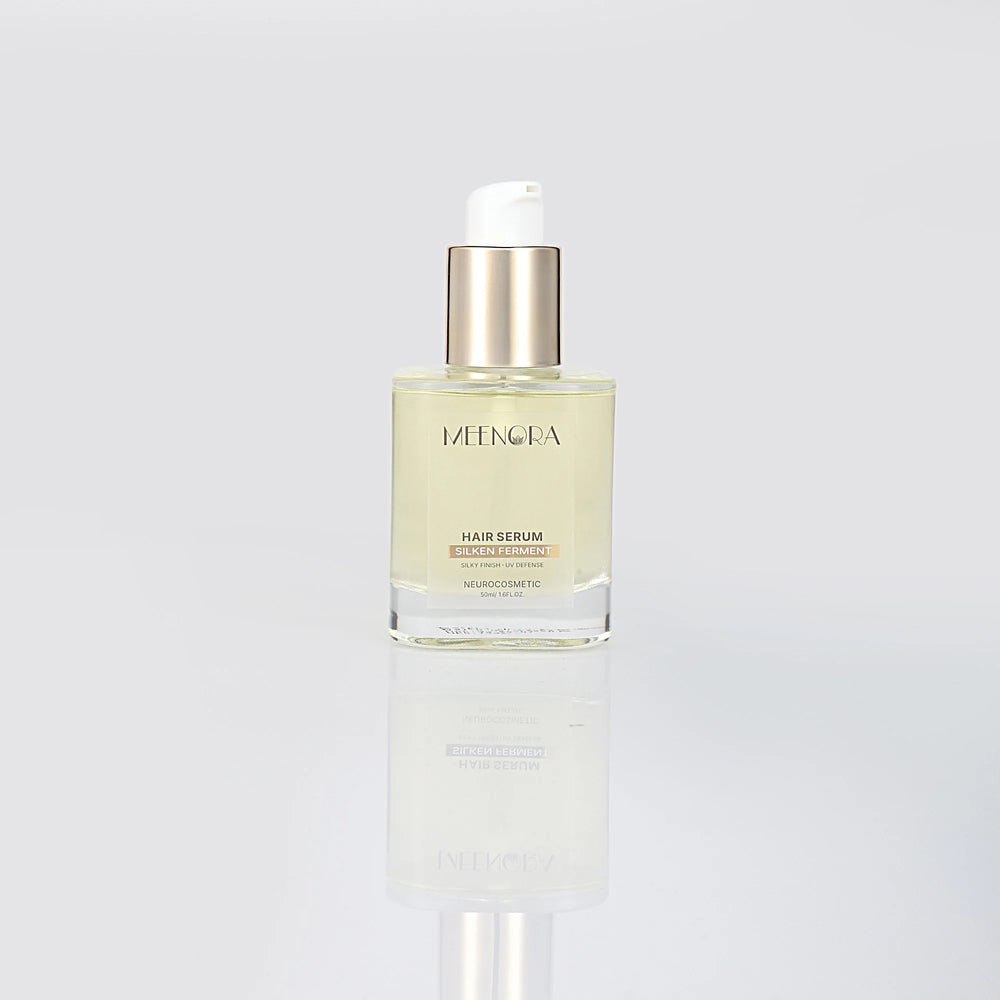 Meenora Ferment Oil Silk Smooth Hair Serum | With Olive Squalene, Vitamin E | Ferment Oil Hair Complex