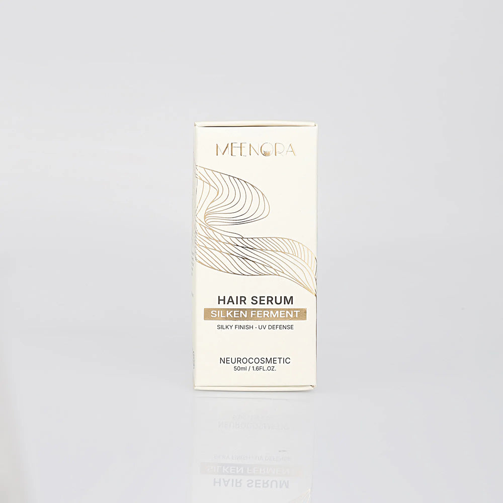 Meenora Ferment Oil Silk Smooth Hair Serum | With Olive Squalene, Vitamin E | Ferment Oil Hair Complex