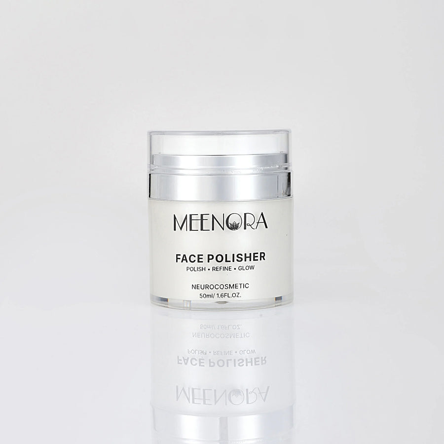 Meenora Melt the Day Away Face Polisher | With Squalane, Bakuchi Oil | Sepibliss™ Feel