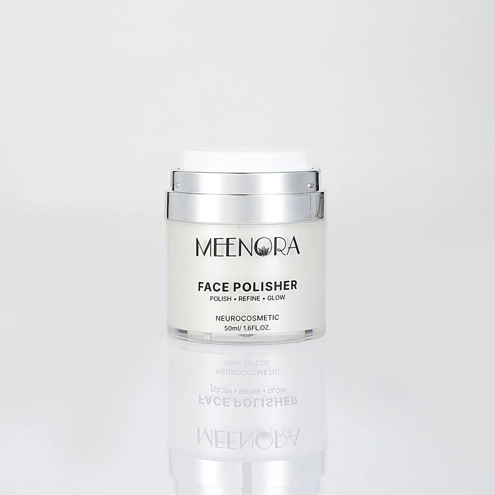 Meenora Melt the Day Away Face Polisher | With Squalane, Bakuchi Oil | Sepibliss™ Feel