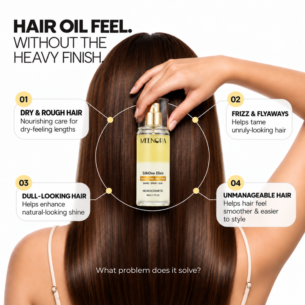 SilkOne Elixir | Biphasic Hair Serum | Double Care Zero Frizz