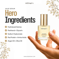 Meenora Ferment Oil Silk Smooth Hair Serum | With Olive Squalene, Vitamin E | Ferment Oil Hair Complex