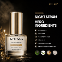 Meenora Neuro-Calm Lift Night Serum | With Acetyl Hexapeptide-8, Hyaluronic Acid | Ganocalm®