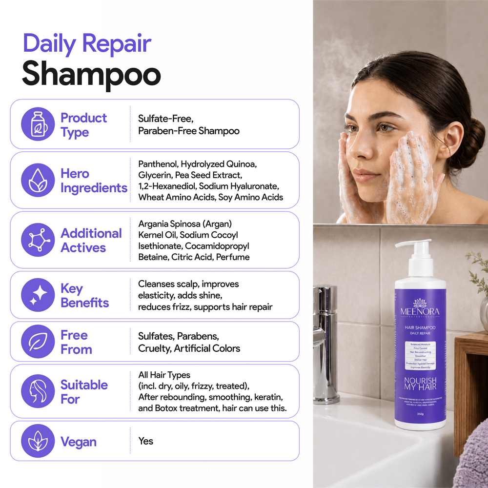 Meenora Daily Hair Repair Shampoo