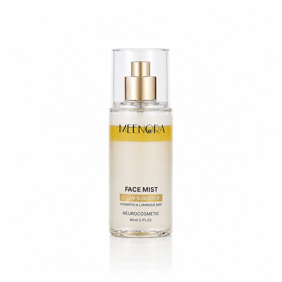 Meenora NeuroBalance Biphasic Glow Mist | With Ganocalm™, Aquaxyl™ | Sepibliss™ Feel
