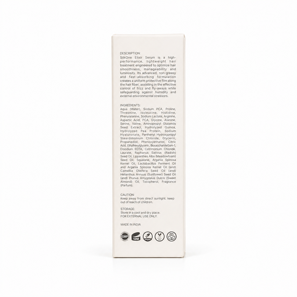 SilkOne Elixir | Biphasic Hair Serum | Double Care Zero Frizz