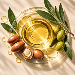 Argan Oil (+ Olive Oil in conditioner)