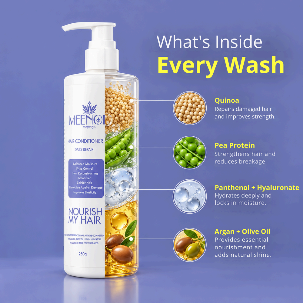 Daily Hair Repair Duo – Buy 1 Get 1 Free (2 Shampoos + 2 Conditioners)